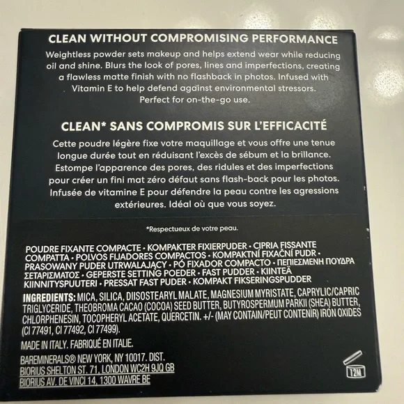 NWT bareMinerals Original Mineral Veil Pressed Setting Powder, Sheer Medium - Picture 3 of 10